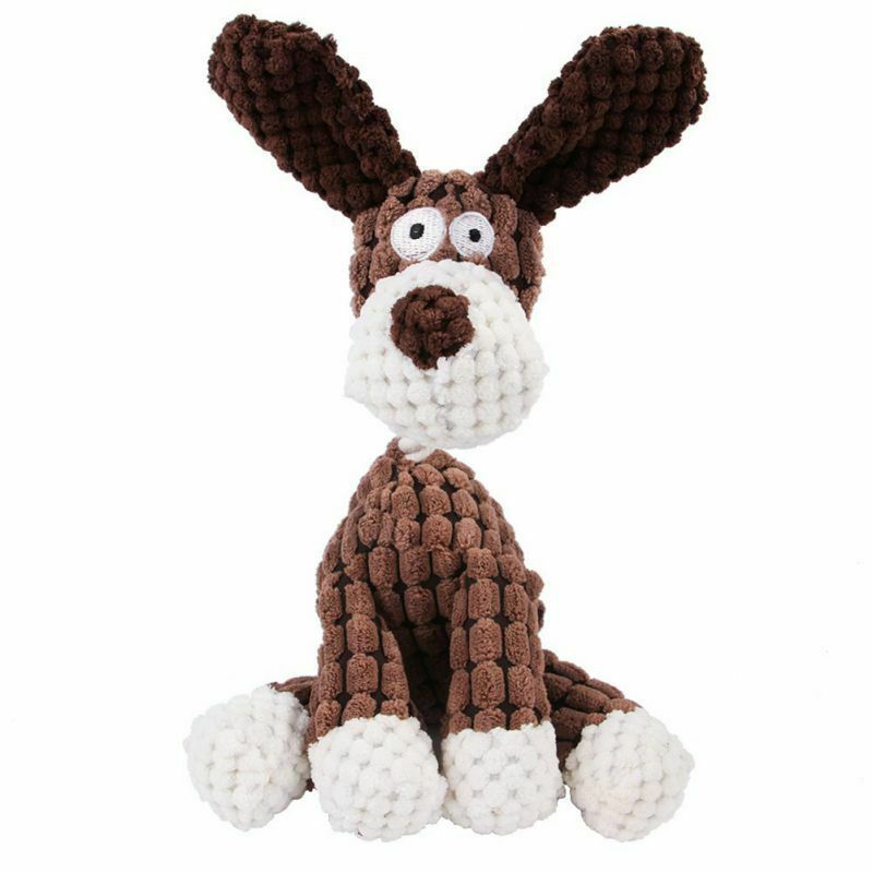 Dog Toy Play Funny Pet Puppy Chew Squeaker Squeaky Plush Sound Toys Clean Teeth - FREE SHIPPING!!!