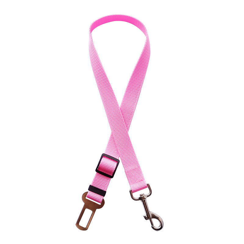 Adjustable Pet Cat Dog Car Seat Belt Pet Seat Vehicle Dog Harness Lead Clip Safety Lever Traction Dog Collars Dogs Accessoires Pets Products - FREE SHIPPING