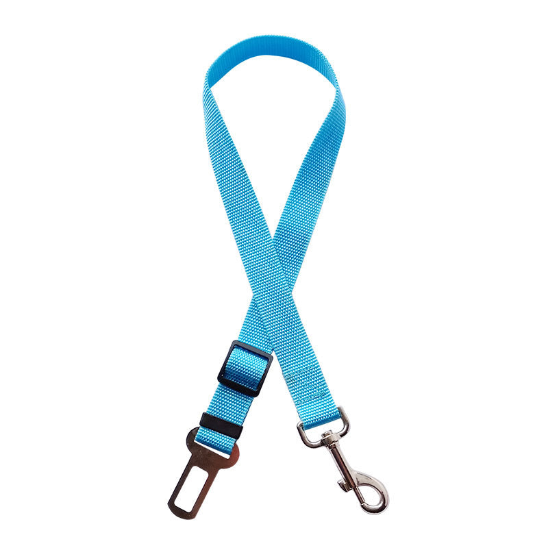 Adjustable Pet Cat Dog Car Seat Belt Pet Seat Vehicle Dog Harness Lead Clip Safety Lever Traction Dog Collars Dogs Accessoires Pets Products - FREE SHIPPING