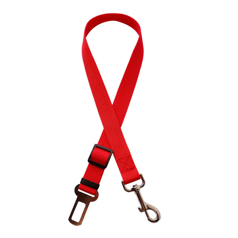 Adjustable Pet Cat Dog Car Seat Belt Pet Seat Vehicle Dog Harness Lead Clip Safety Lever Traction Dog Collars Dogs Accessoires Pets Products - FREE SHIPPING