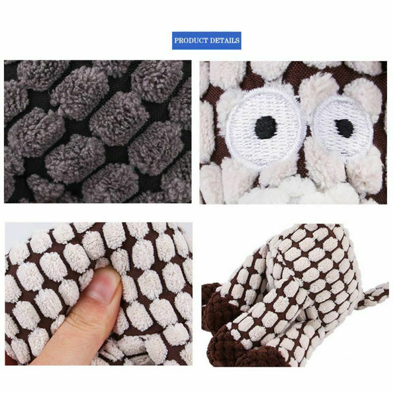 Dog Toy Play Funny Pet Puppy Chew Squeaker Squeaky Plush Sound Toys Clean Teeth - FREE SHIPPING!!!