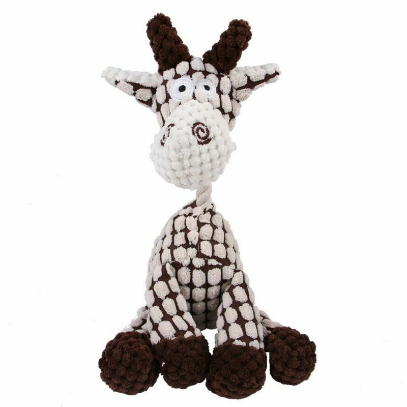 Dog Toy Play Funny Pet Puppy Chew Squeaker Squeaky Plush Sound Toys Clean Teeth - FREE SHIPPING!!!